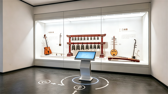 數(shù)字展館互動(dòng)升級：臥式觸摸一體機(jī)如何讓民族傳統(tǒng)樂器“活”起來